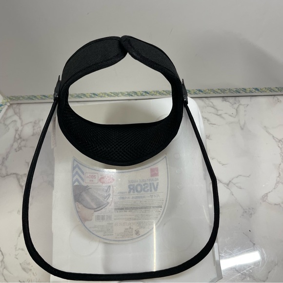 Visor, clear front, adjustable angle, Daiso, NWT - Picture 2 of 3